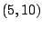 $ (5,10)$
