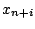 $ x_{n+i}$