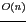 $O(n)$