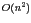 $O(n^2)$