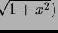 $\texttt{log}(x+\sqrt{1+x^2})$